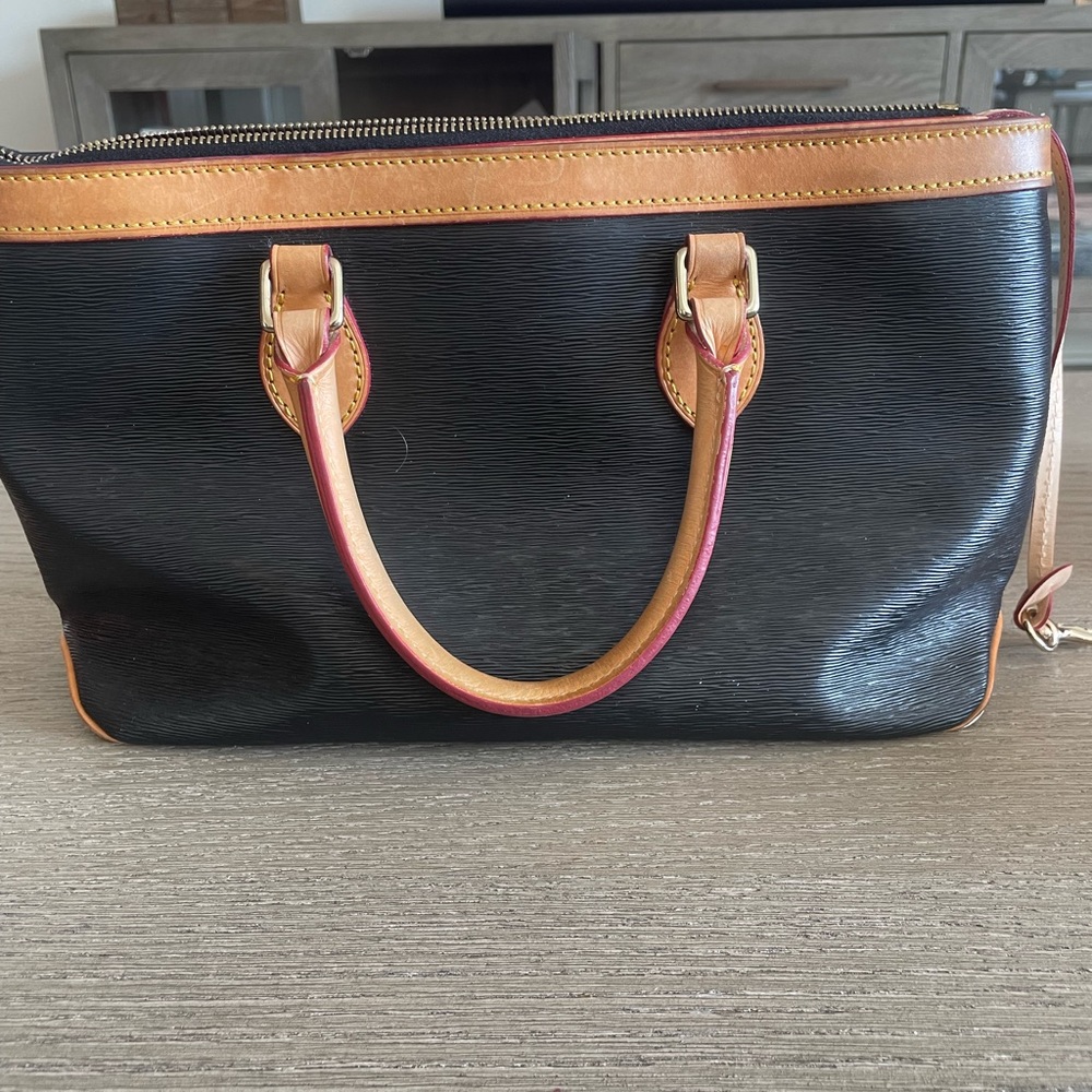 Dooney and Burke zip top satchel